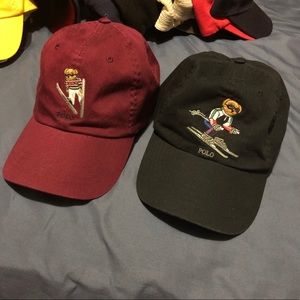 Ralph Lauren ski bear caps
